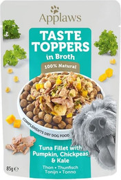 Produktbild von APPLAWS Taste Toppers Thunfischfilet mit Kürbis und Grünkohl in Brühe - 85 g