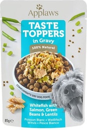 Produktbild von APPLAWS Taste Toppers Weißfisch, Lachs, Geleebohnen - 85 g