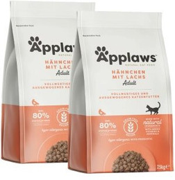 Produktbild von Applaws Trockenfutter Katze Adult Huhn mit Lachs - 2 x 7,5 kg