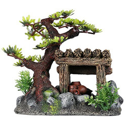 Produktbild von Aqua Della Aquariumdekoration Holzhütte