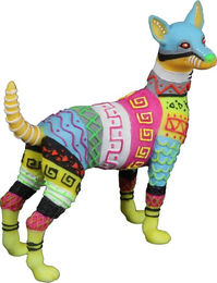 Aqua Della Aquariumdekoration Hund Dia de los Muertos – Bild 1 von 3