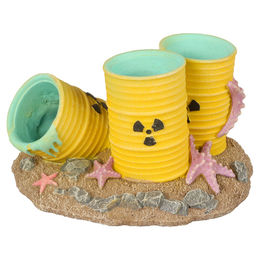 Aqua Della Aquariumdekoration radioaktive Fässer leuchtend Größe S – Bild 1 von 4