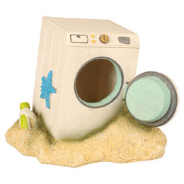 Aqua Della Aquariumdekoration Waschmaschine leuchtend – Bild 1 von 4