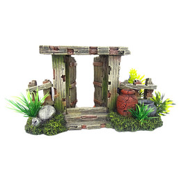 Produktbild von Aqua Della Aquariumdekoration Zaun mit Tor