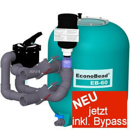 Produktbild von Aquaforte Econobead Beadfilter EB60 inkl. Beads (Verrohrung 63mm)