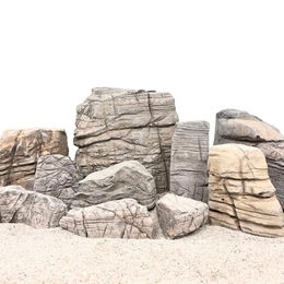 Aquaone Aquarium Aquarium Natursteine Sandwüsten Steine – Bild 1 von 5