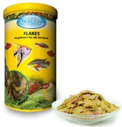 Produktbild von AQUARIS Aquarium Fischfutter Flakes - 180 g