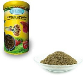 Produktbild von AQUARIS Tropical Granulat Zierfischfutter - 250 ml