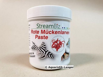 Produktbild von Aquaristik-Langer Aquariendeko StreamBiz Rote Mückenlarven Paste - 120 g