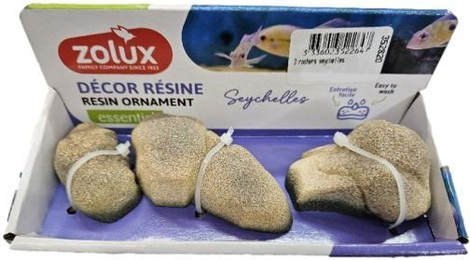 Produktbild von Aquarium-Dekoration Felsen Zolux Seychelles (x3)