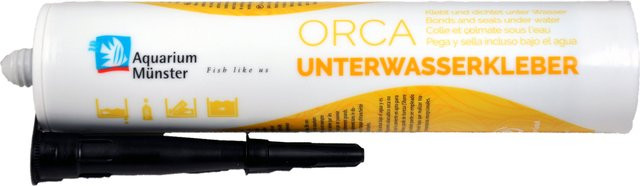 Produktbild von Aquarium Münster ORCA Unterwasserkleber schwarz - 450 g