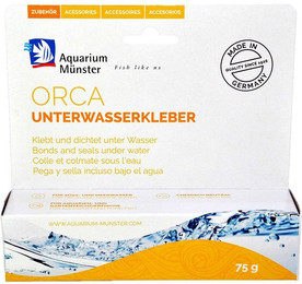 Produktbild von Aquarium Münster ORCA Unterwasserkleber schwarz - 75 g