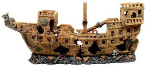 Produktbild von Aquariumdekoration Aquavie Bateau Gallion Epave 1+1 Tgm