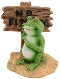 Produktbild von Aquariumdekoration Aquavie Fun Grenouille Panneau