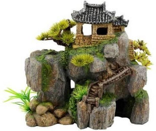Produktbild von Aquariumdekoration Aquavie Habitat Asiat House