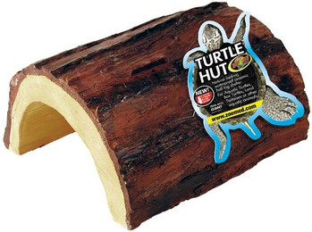 Produktbild von Aquariumdekoration Schildkrötenhütte Keramik Rinde Zoomed