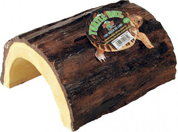 Produktbild von Aquariumdekoration Schildkrötenhütte Keramik Rinde Zoomed