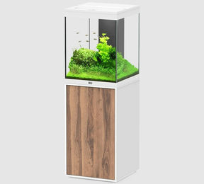Produktbild von Aquatlantis Aqua Tower 163 Aquarium-Set weiß - nussbaum