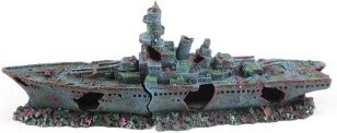 Produktbild von Aquatlantis Aquariendeko Zerstörer Schiff L