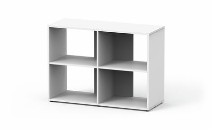 Produktbild von aquatlantis Prestige 100 weiß Aquarienset Stand