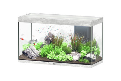 Produktbild von Aquatlantis Sublime 335 120x50cm Aquarium mit Unterschrank Steinoptik