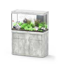 Produktbild von Aquatlantis Sublime 335 120x50cm Aquarium mit Unterschrank Steinoptik Kombi