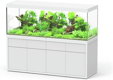 Produktbild von aquatlantis Sublime 850 200x70x75 Zentimeter Aquarium mit Unterschrank weiß