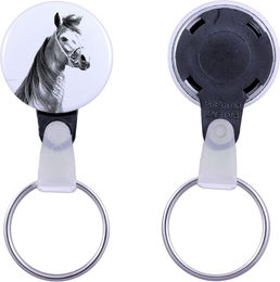 Produktbild von Arab Horse - unique keychain with a horse picture, handmade product, light and handy pendant from Art-Dog brand