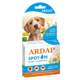 Produktbild von ARDAP Spot-On für Hunde unter 10 kg - 3 x 1 ml