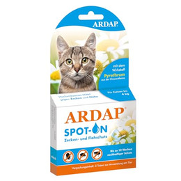 Produktbild von ARDAP Spot On für Katzen bis 4kg - 3 x 0,4 ml