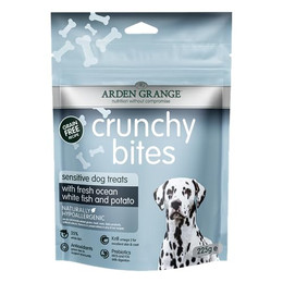 Produktbild von Arden Grange Crunchy Bites Sensitive Weißfisch & Kartoffel - 225 g