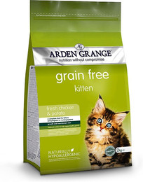 Produktbild von Arden Grange Getreidefrei Huhn & Kartoffel Kitten - 6 x 2 kg