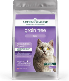 Produktbild von Arden Grange Getreidefrei Huhn & Kartoffel Light Adult - 3 x 4 kg