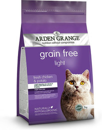 Produktbild von Arden Grange Getreidefrei Huhn & Kartoffel Light Adult - 2 kg