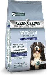 Produktbild von Arden Grange Getreidefrei Weißfisch & Kartoffel Sensitive Large Breed Adult - 2 kg