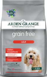 Produktbild von Arden Grange Grain Free Adult Huhn & Superfoods - 2 x 12 kg