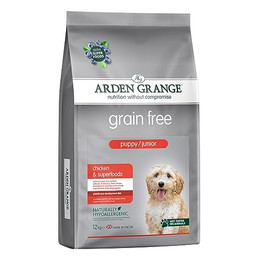 Produktbild von Arden Grange Grain Free Puppy/Junior Huhn & Superfoods - 12 kg