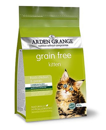 Produktbild von Arden Grange Kitten Trockenfutter Huhn & Kartoffel getreidefrei - 400 g