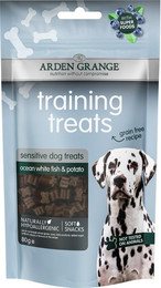 Produktbild von Arden Grange Meeresweißfisch & Kartoffel Training Treats Sensitive - 10 x 80 g