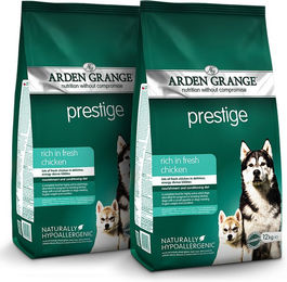 Produktbild von Arden Grange Prestige Reich an frischem Huhn Adult - 2 x 12 kg