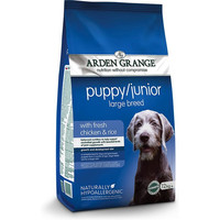 Produktbild von Arden Grange Puppy Junior Large Breed mit frischem Huhn & Reis - 2 x 12 kg