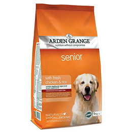Produktbild von Arden Grange Senior Hundefutter mit frischem Huhn & Reis - 6 kg