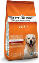 Produktbild von Arden Grange Senior mit frischem Huhn & Reis - 12 kg