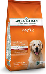 Produktbild von Arden Grange Senior mit frischem Huhn & Reis - 4 x 2 kg
