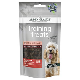 Produktbild von Arden Grange Training Treats mit Huhn & Superfoods - 10 x 80 g