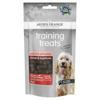 Produktbild von Arden Grange Training Treats mit Huhn & Superfoods - 10 x 80 g