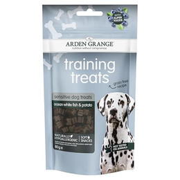 Produktbild von Arden Grange Training Treats Sensitive Meeresweißfisch & Kartoffel - 10 x 80 g
