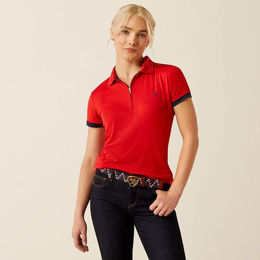 Ariat Bandera Team 14 Zip Polo Damen – Bild 1 von 4