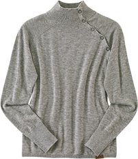 Produktbild von Ariat Damen Pullover WMS Half Moon Bay Sweater heather grey