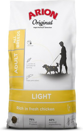 Produktbild von ARION Original Light Adult All Breeds Huhn Reis - 12 kg